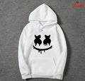 Men's Cozy White Graphic Sublimation Cotton Hoodie