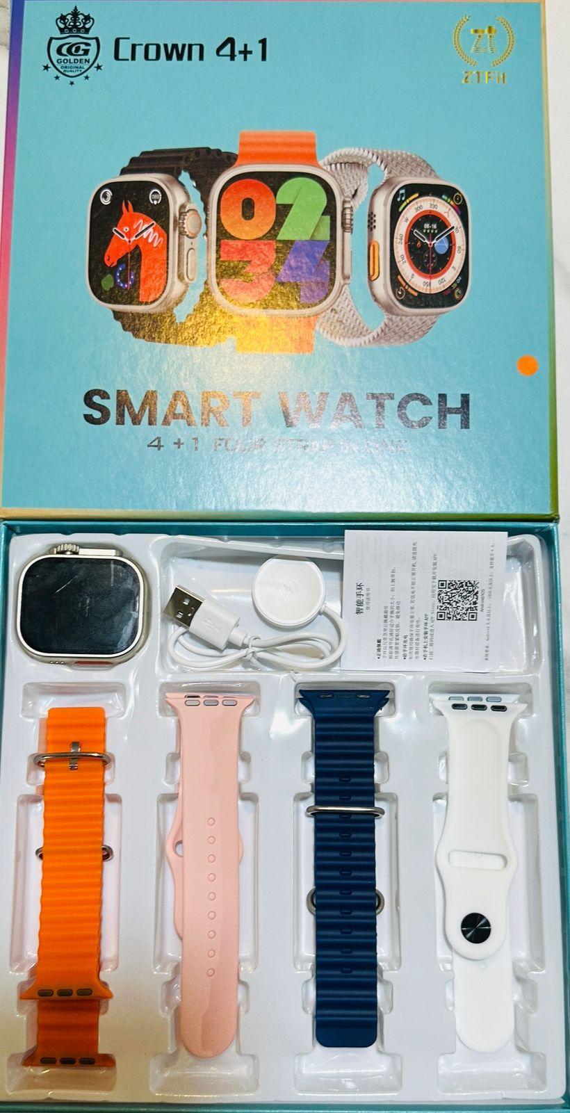 Premium Multicolor Aluminium Smart Watch